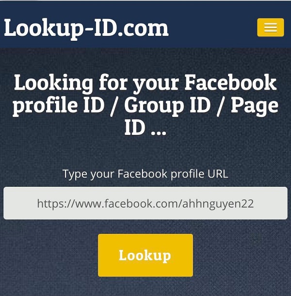 Cách lấy id facebook trên điện thoại 2022