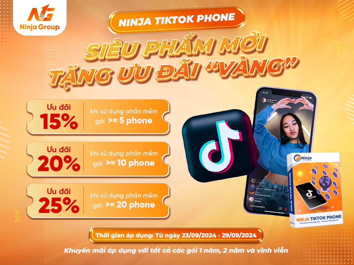 Mở bán sản phẩm Ninja Tiktok Phone