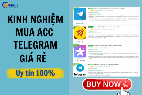 Kinh nghiệm mua acc telegram uy tín, chất lượng